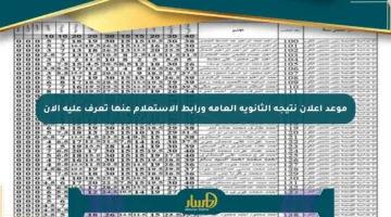 موعد إعلان نتيجة الثانوية العامة ورابط الاستعلام عنها تعرف عليه الآن